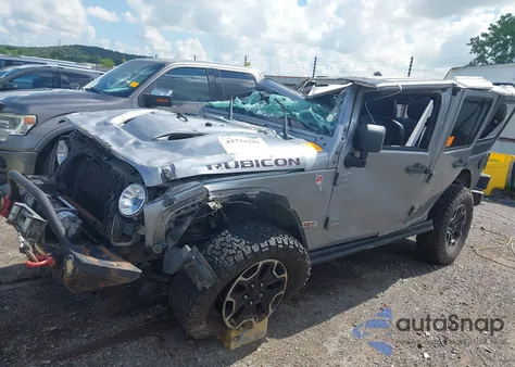 2013 Jeep Wrangler Unlimited Rubicon 10Th Anniversary from USA, damaged, VIN 1C4BJWFG7DL705802